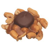 Freshly roasted and salted cashews, soft caramel and a dollop of premium milk chocolate.