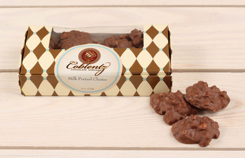 Milk Chocolate Pretzel Clusters-6 oz.