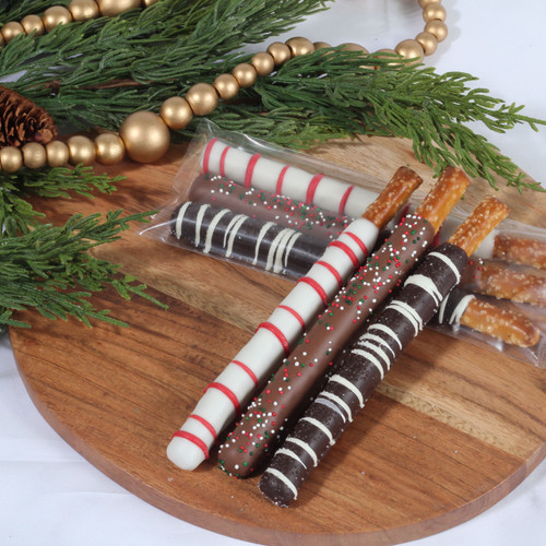 Holiday Pretzel Rod Trio